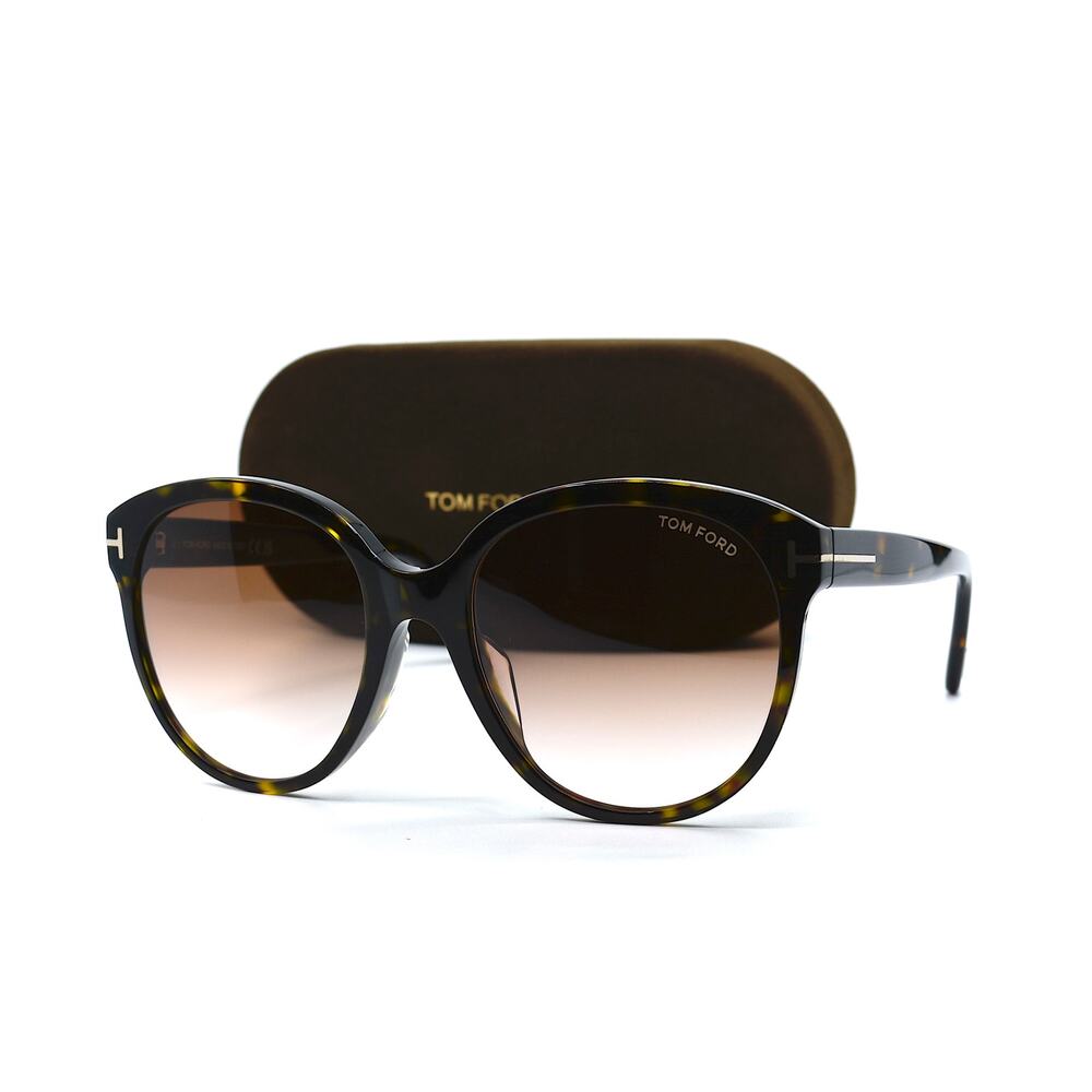 NEW TOM FORD TF957-D/S 52F HAVANA BROWN GRADIENT OVERSIZED AUTHENTIC SUN… - Picture 10 of 12